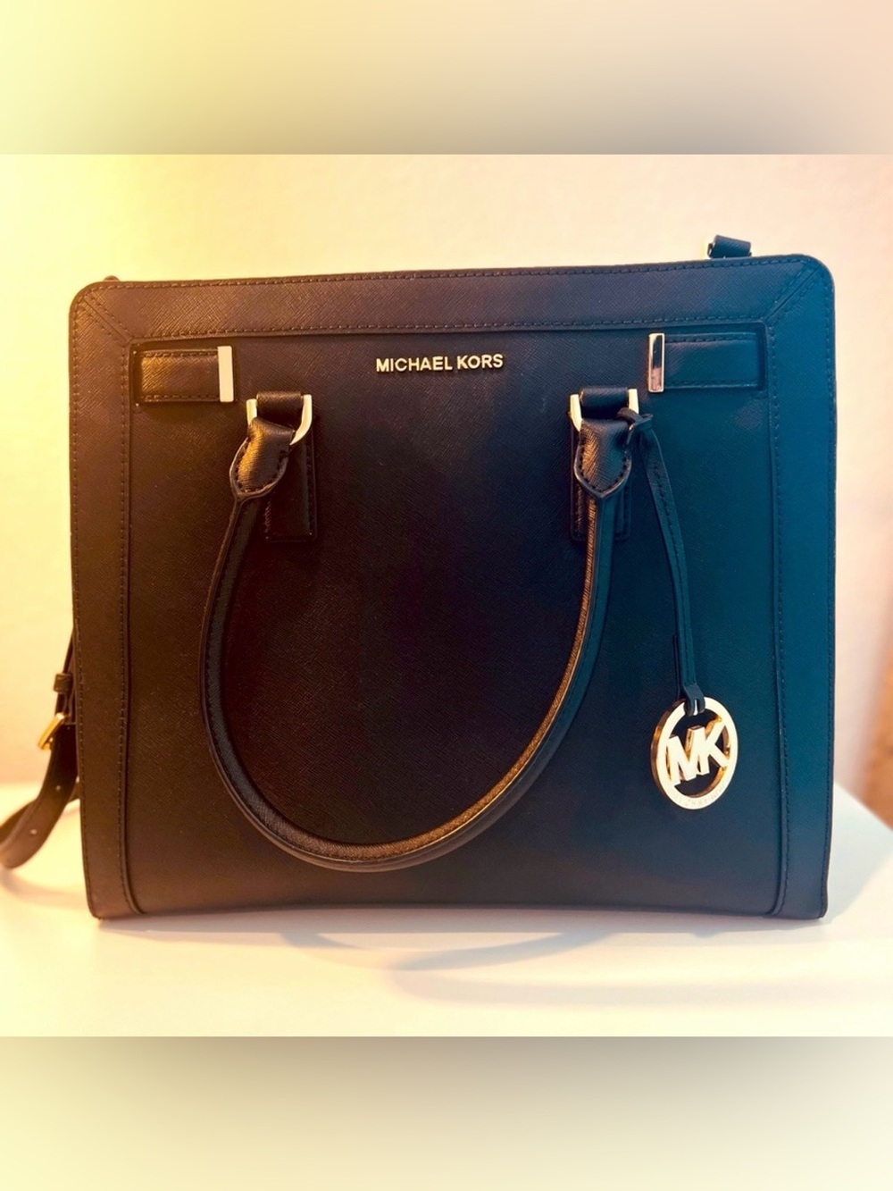 Michael Kors Dillon Large Saffiano Leather Satchel